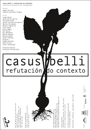 Cartel da Exposición Casus Belli (uqui)