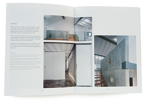 Interior do libro dos Premios de Arquitectura "Rodríguez Peña" (uqui)